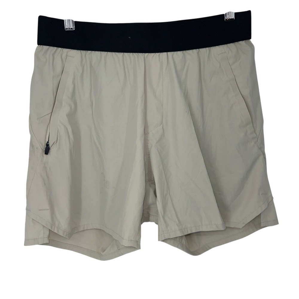 Ten Thousand Tactical Short Lined Men's Small Beige Off White Athletic Running